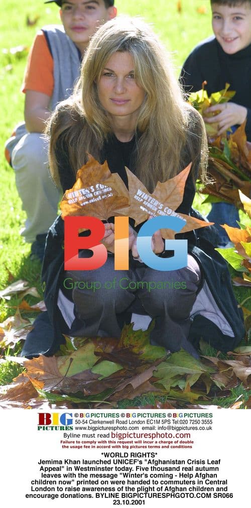 Jemima Khan launches UNICEF's Afghanistan Crisis Leaf Appeal
