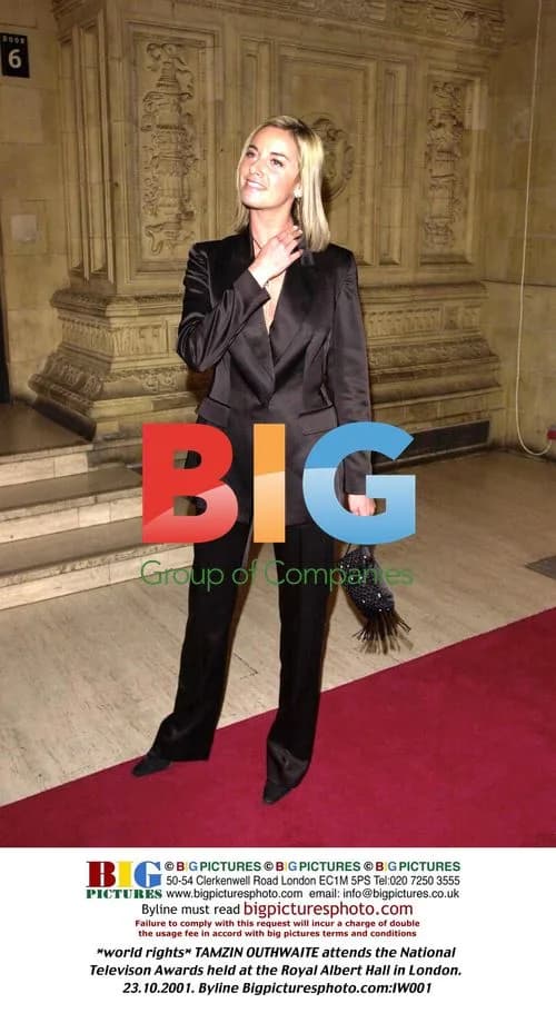 TAMZIN OUTHWAITE at National TV Awards 2001