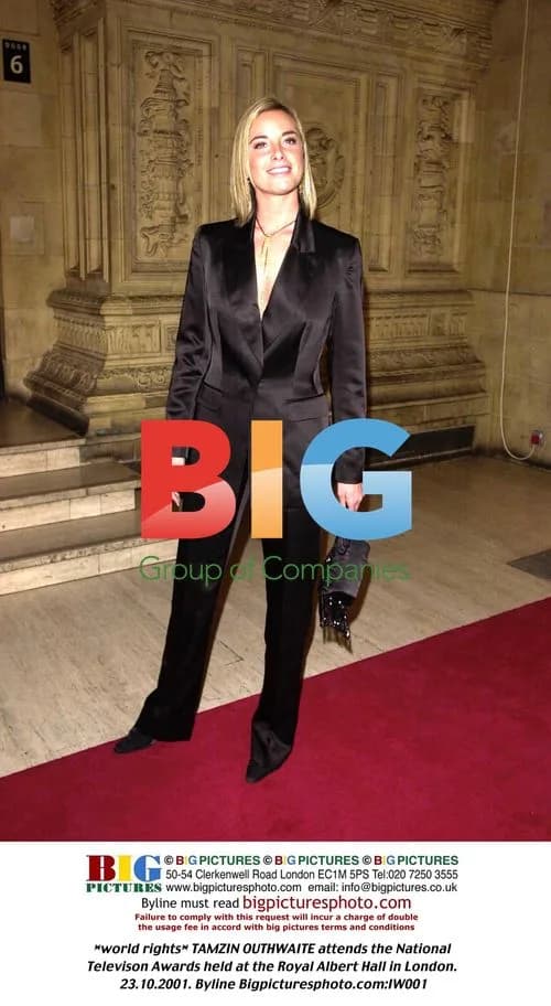 Tamzin Outhwaite Attends National TV Awards
