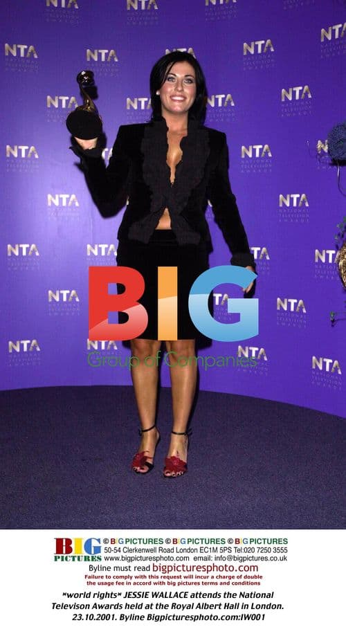 Jessie Wallace at National TV Awards