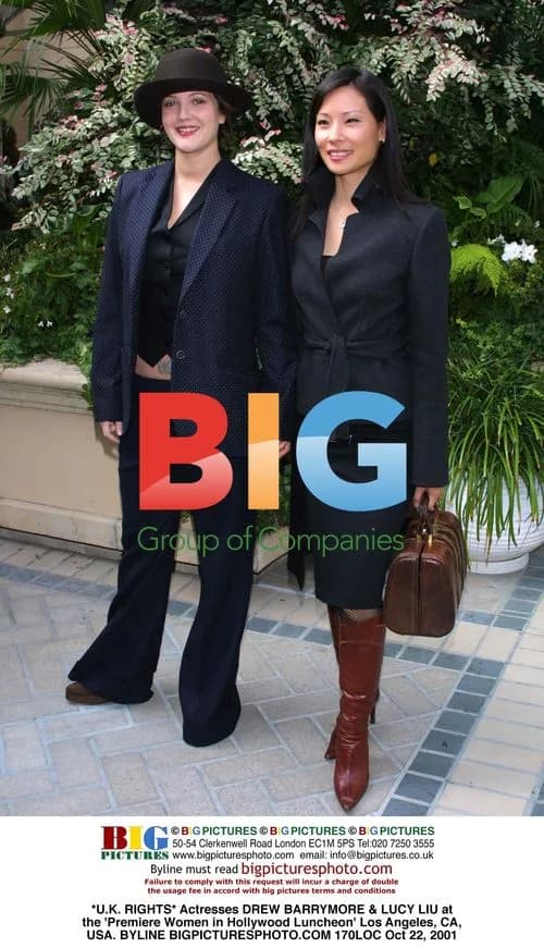 Drew Barrymore & Lucy Liu at Women in Hollywood Luncheon