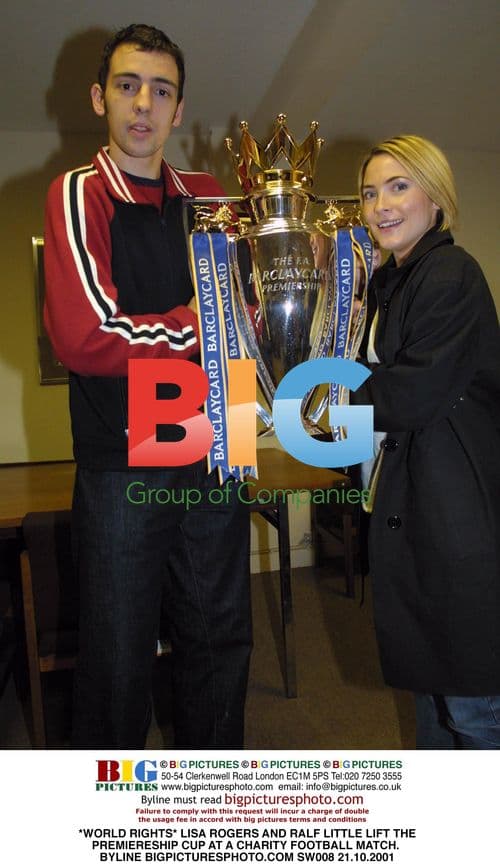 Celebs Lift Premiereship Cup at Charity Match