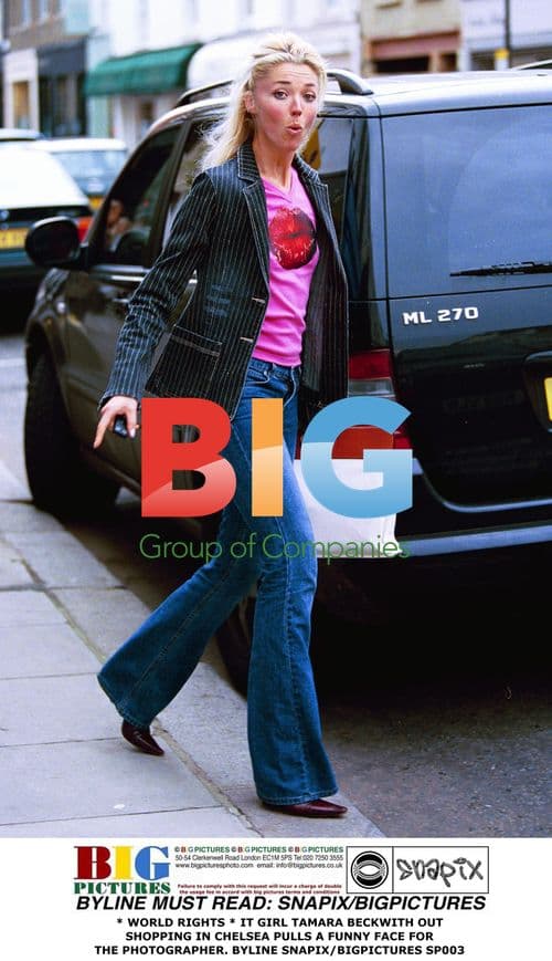 Tamara Beckwith Pulls Funny Face