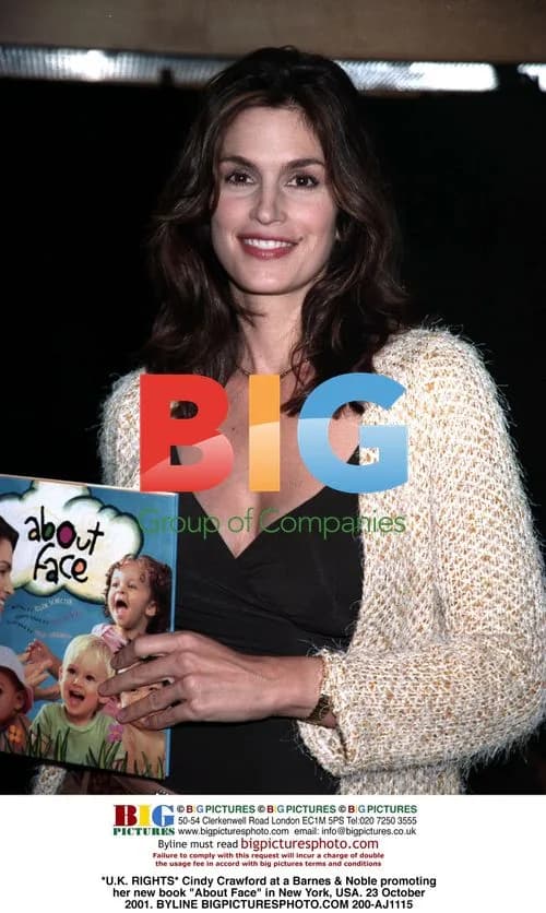 Cindy Crawford promotes her book