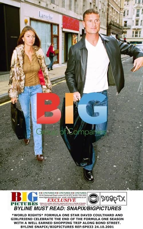 F1 Star David Coulthard and GF Shopping