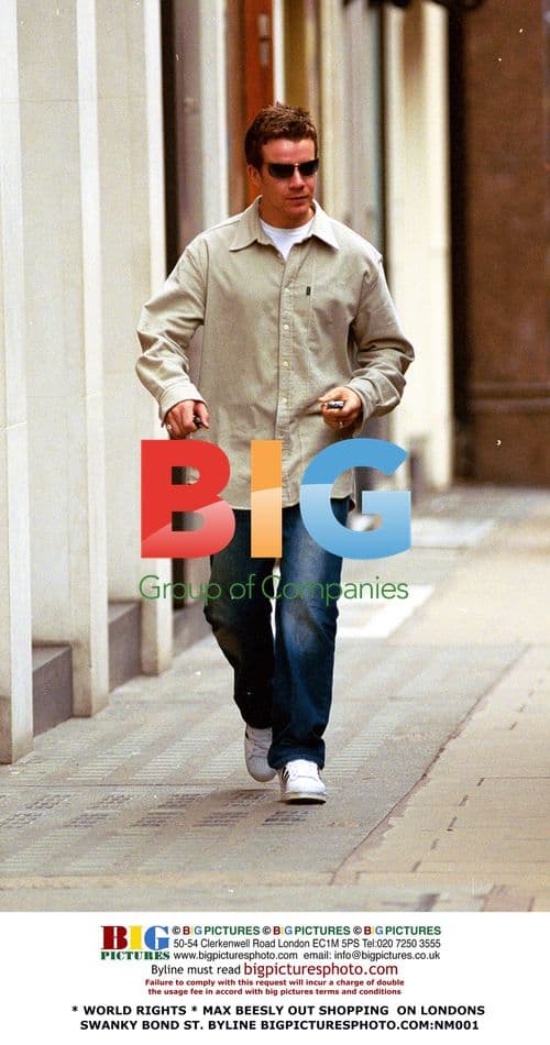 Max Beesly Shopping on London's Bond St