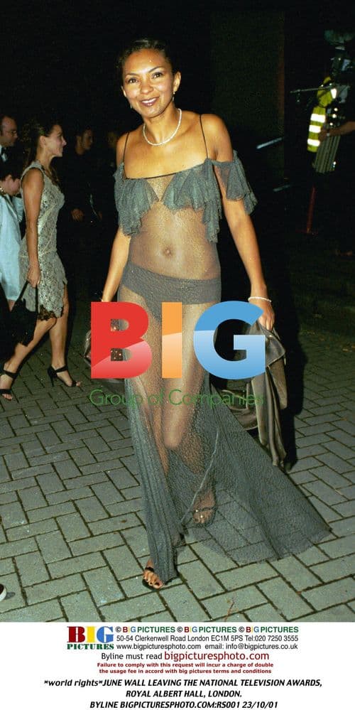 June Wall at National TV Awards