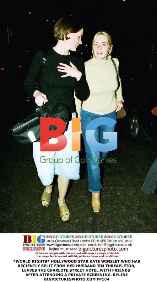 Kate Winslet Spotted Leaving Charlote Street Hotel