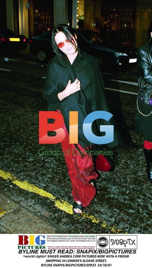 Andrea Corr Shopping in London