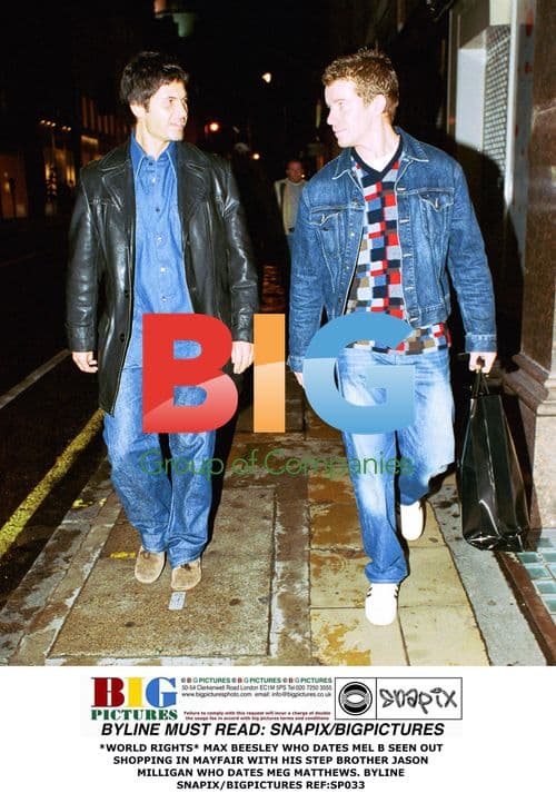 MAX BEESLEY OUT SHOPPING WITH STEP BROTHER JASON MILLIGAN