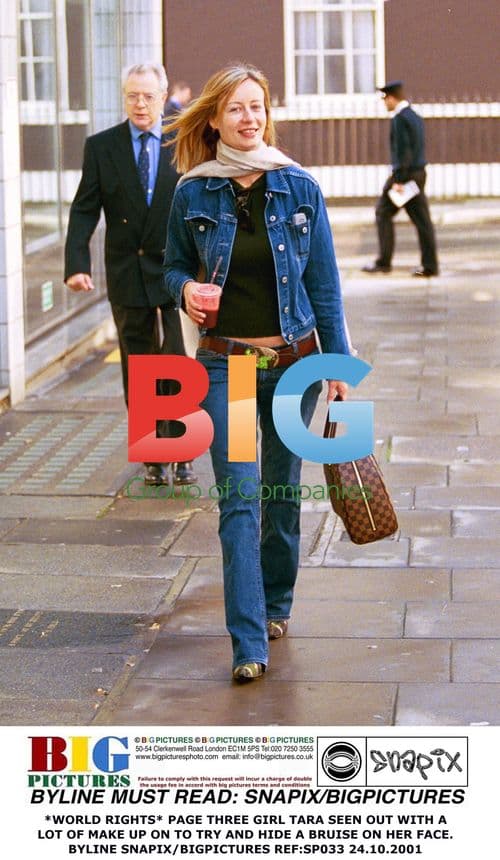 PAGE THREE GIRL TARA OUT WITH MAKE UP