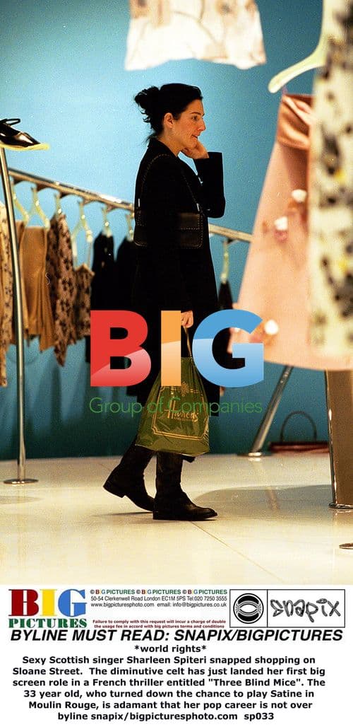 Sharleen Spiteri Shopping on Sloane Street