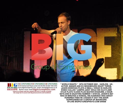 Jason Donovan Plays Small Venue