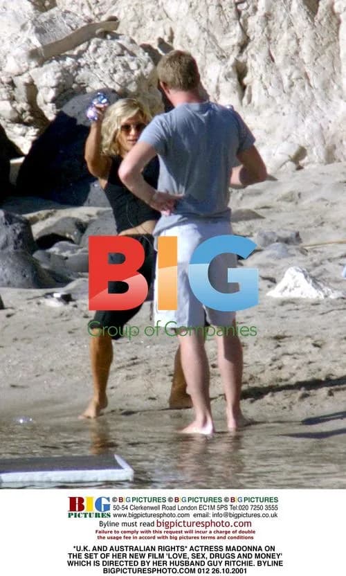 Madonna on set of new film