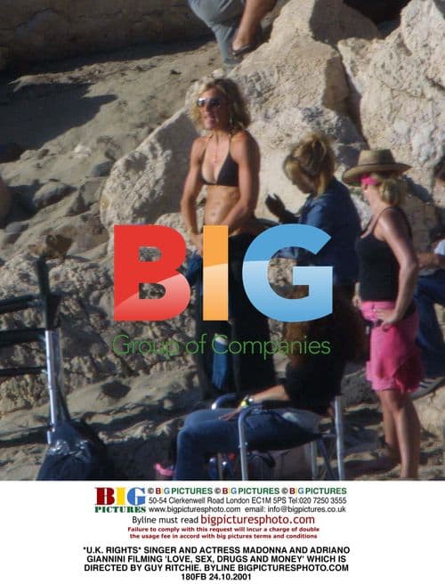 Madonna and Adriano Giannini Filming