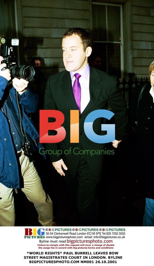 Paul Burrell Leaves Bow Street Magistrates Court