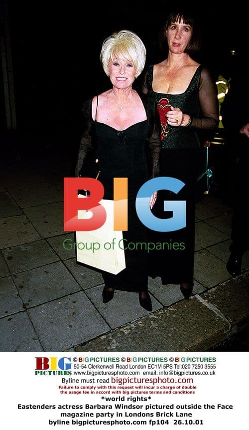 Barbara Windsor at The Face Magazine Party