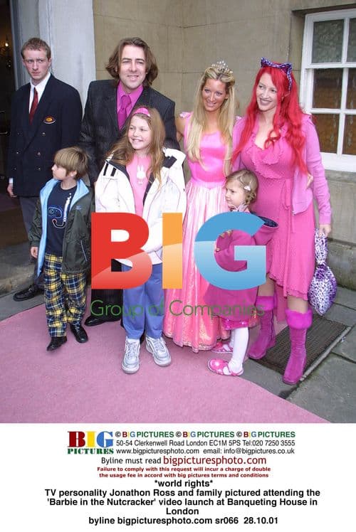 Jonathon Ross and family at 'Barbie in the Nutcracker' launch