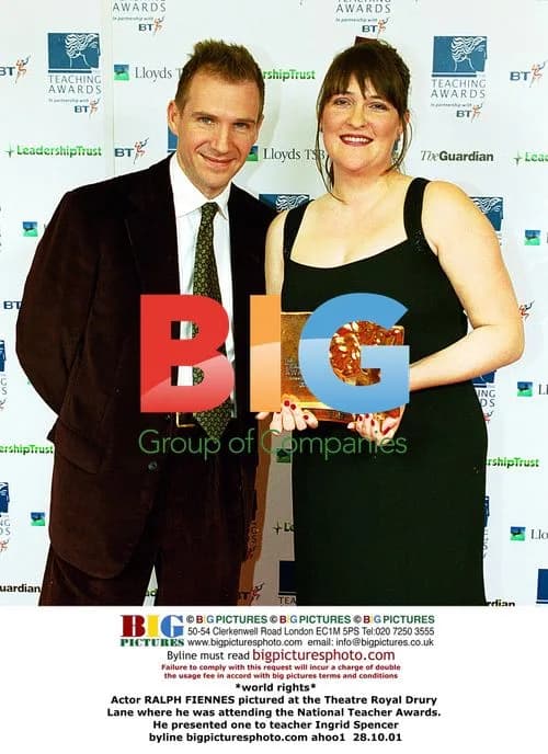 Ralph Fiennes at National Teacher Awards