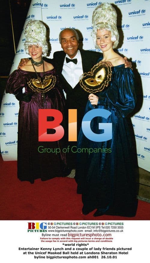 Kenny Lynch at Unicef Masked Ball
