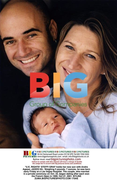 Steffi Graf and Andre Agassi welcome son Jaden Gil