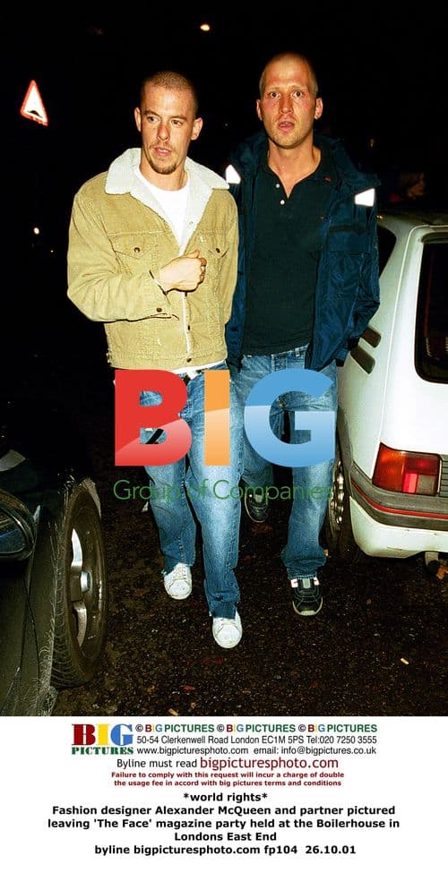 Alexander McQueen leaves magazine party