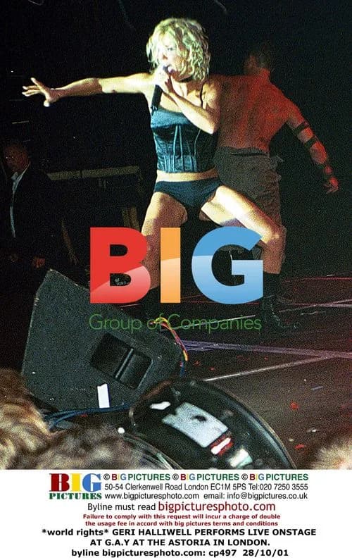 GERI HALLIWELL PERFORMS AT G.A.Y IN LONDON