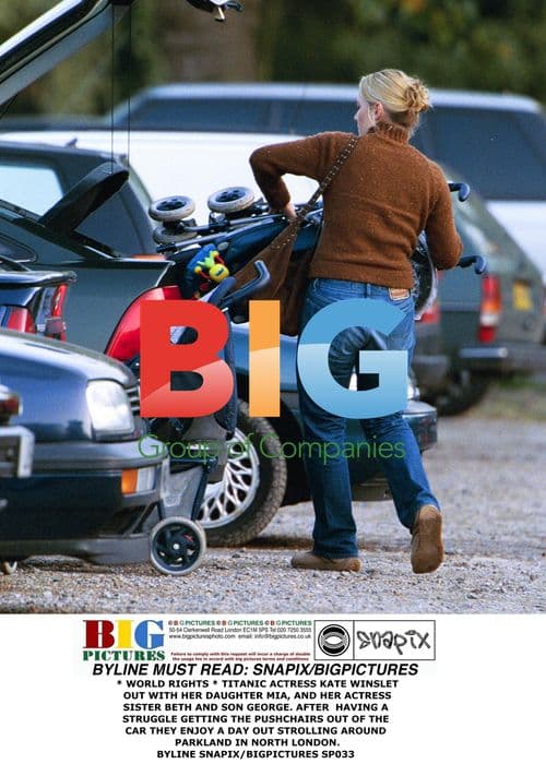 Kate Winslet and Family Out in London