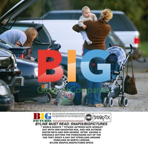 Kate Winslet with family in North London