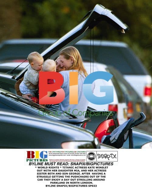 Kate Winslet and Family Out in London