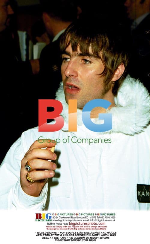 Liam Gallagher and Nicole Appleton at Q Awards Party