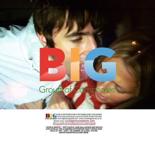 Liam Gallagher and Nicole Appleton at Q Awards Party