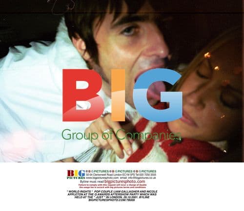 Liam Gallagher and Nicole Appleton at Q Awards