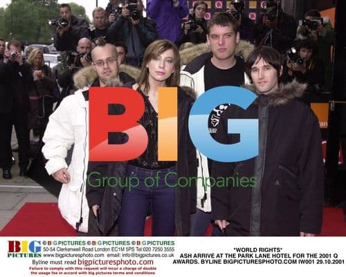 ASH Arrive at the 2001 Q Awards