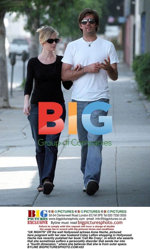 Anne Heche Pregnant Shopping