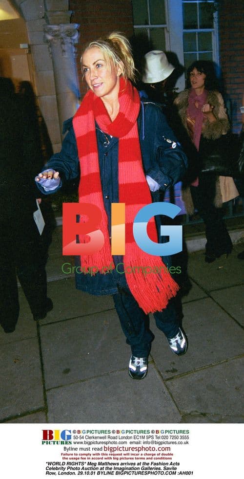 Meg Matthews at Fashion Acts Celebrity Photo Auction
