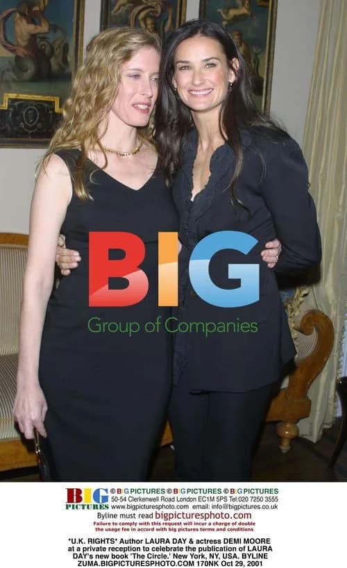 Laura Day and Demi Moore at book party