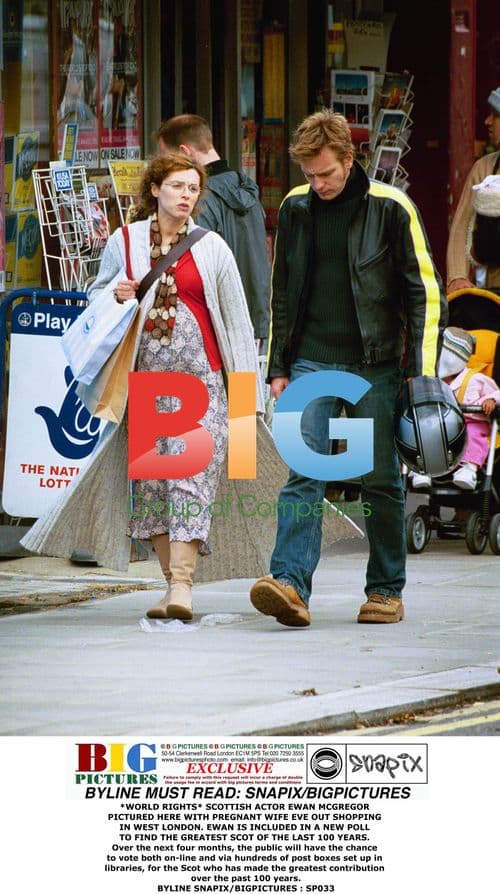 Ewan McGregor and Pregnant Wife Eve