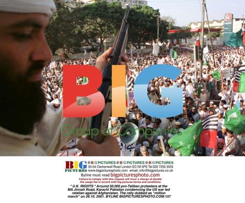 Pro-Taliban protest in Karachi, Pakistan