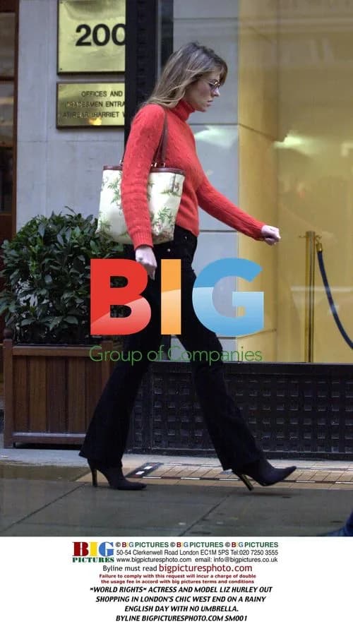 Liz Hurley Out Shopping in London
