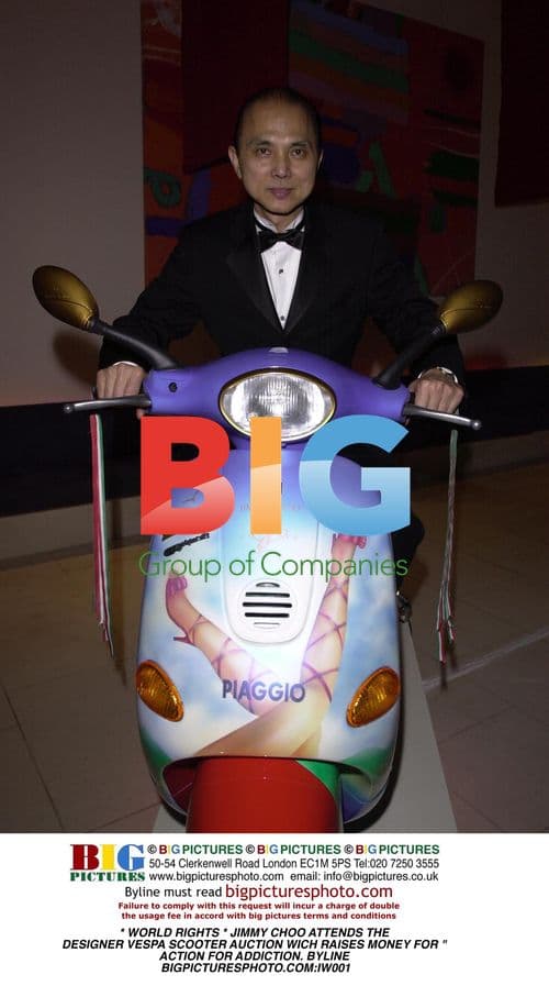 Jimmy Choo at Vespa Fundraiser