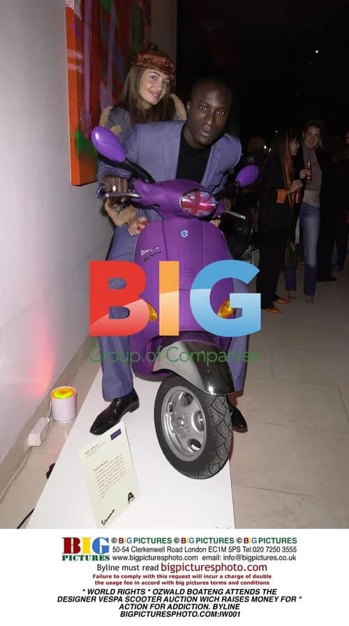 Ozwald Boateng at Vespa Auction for Action on Addiction