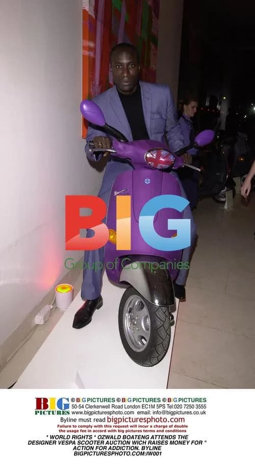 Ozwald Boateng at Designer Vespa Auction