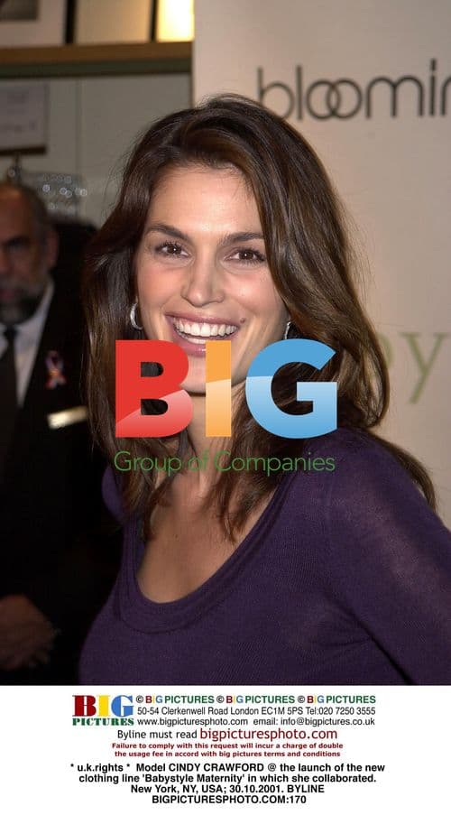 Cindy Crawford at Babystyle Maternity Line Launch