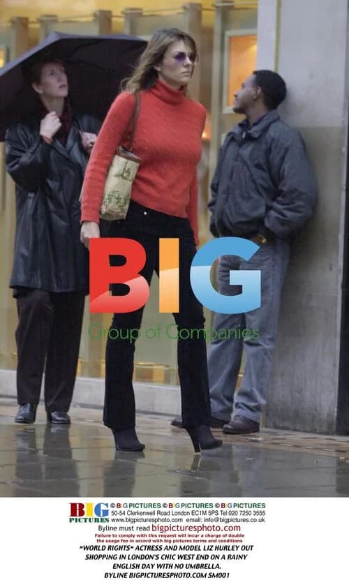 Liz Hurley out shopping in London