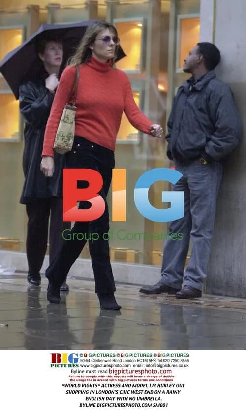 Liz Hurley Out Shopping in London's West End