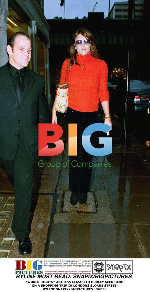 Elizabeth Hurley on Shopping Trip in London