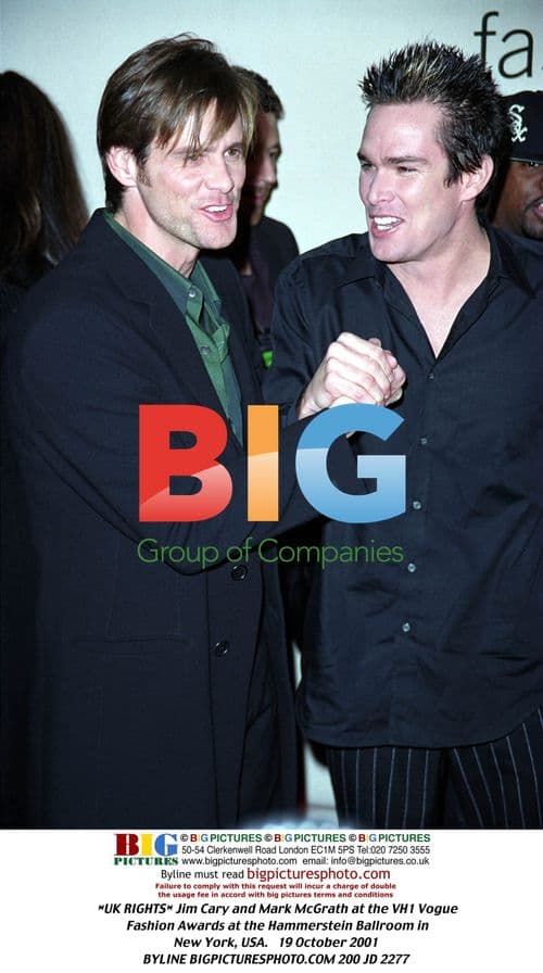 Jim Carey and Mark McGrath at VH1 Vogue Fashion Awards