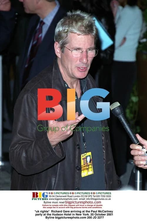 Richard Gere Arriving at Paul McCartney Party