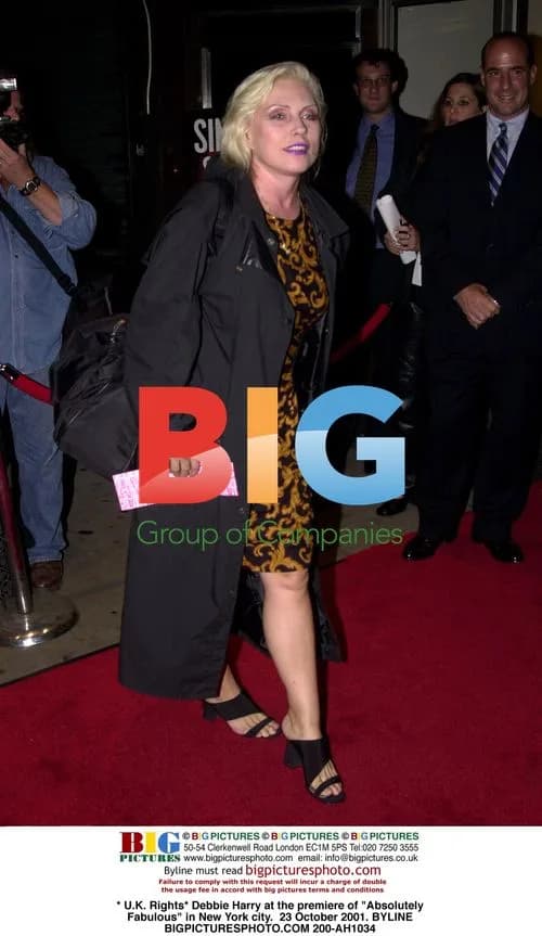 Debbie Harry at "Absolutely Fabulous" premiere